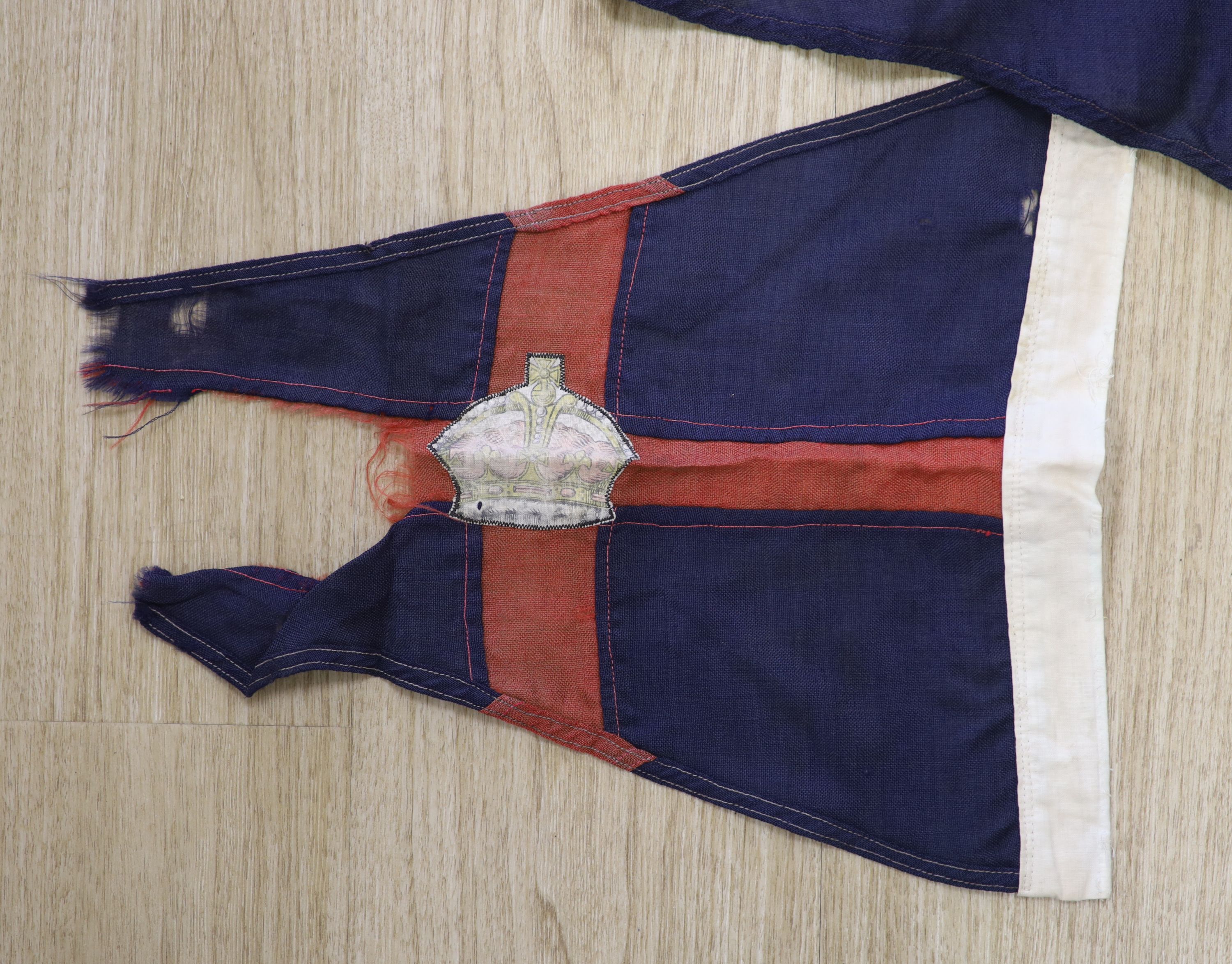 A group of 1950s Ensign flags